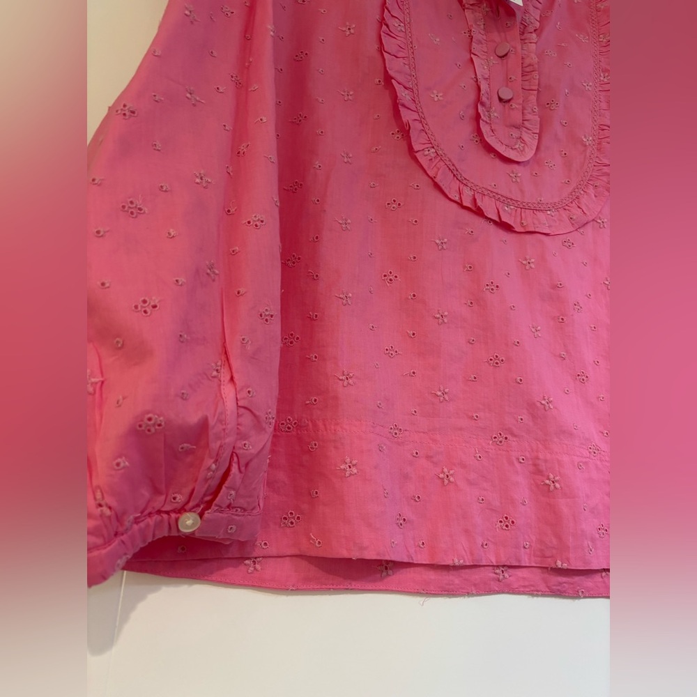 Pink Ruffled Women's Top - Picture 5 of 5